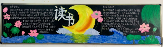 与书为友，相伴书香——人工智能学校“读书节”主题黑板报评比活动