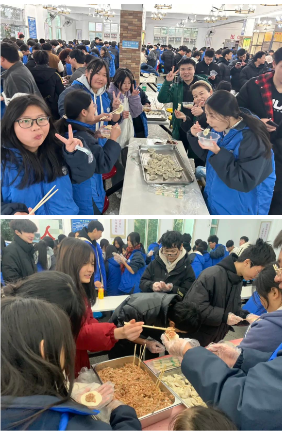 情暖冬至，师生同乐——我校开展迎冬至包饺子活动