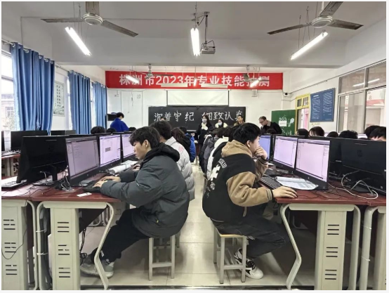 我校圆满完成市中等职业学校学业水平测试专业技能抽测工作
